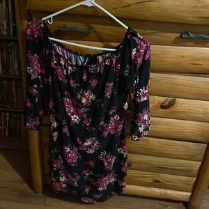 It’s a beautiful blouse with flowers